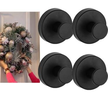 Imagem de Gancho de coroa de ventosa Uasvde para porta de vidro 4 unidades E