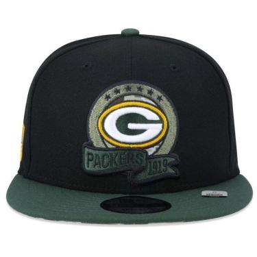 Imagem de BONÉ NEW ERA 950 GREEN BAY PACKERS SALUTE TO SERVICE NFP23BON093 PRETO VERDE-Masculino