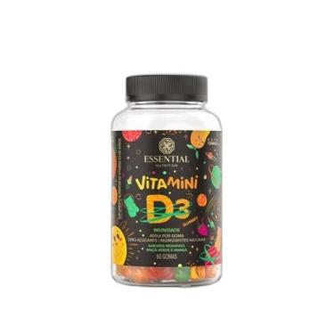 Imagem de Vit D3 400Ui (60 Gomas) - Sabor: Morango, Maçã-Verde E Manga - Essenti