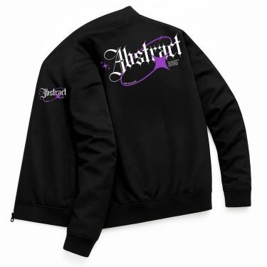 Imagem de Jaqueta Bomber Esportiva Abstract Logo Dazziling Rays Street Mode Fitness-Masculino