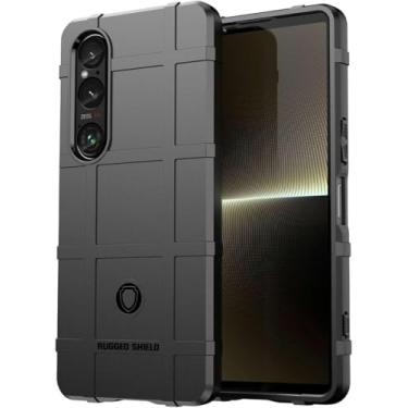 Imagem de Capa Case Para Sony Xperia 1 VI (Tela 6.5) Rugged Shield Anti Impacto (Preto)