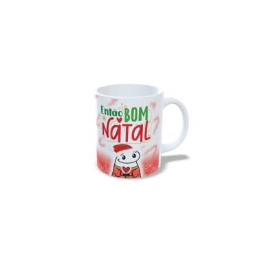 Imagem de Caneca de Cerâmica Gente Que Ama Panetone, Branca, 325ml, Design Natalino com Personagem Festivo (8)