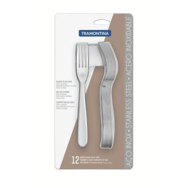 Imagem de Conjunto De Garfos De Mesa Angra Tramontina Aço Inox 12 Peças Tramontina