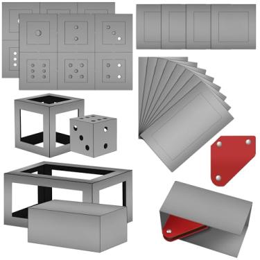 Imagem de Kit de prática de soldagem de aço de 49 peças com ímã de soldagem, Larbeti 17 calibres cupons de soldagem kit de treinamento de solda de metal para iniciantes kit de prática de habilidade de solda com