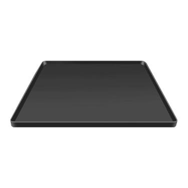 Imagem de DimyFew Tapete Protetor de Piso para Mini Geladeira, Bandeja Coletora de Silicone Multifuncional para Debaixo da Geladeira, Ideal para Secadoras, Animais de, Preto 60x60x1.5cm