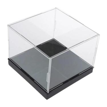 Imagem de menolana Vitrine de acrílico transparente empilhável para exibição de brinquedos, lembrancinhas e itens de coleção, Bottom H 15 Cm, Base 20cm X 10cm
