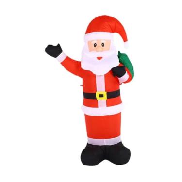 Imagem de Sclmgo Decoração Inflável de Natal com Papai Noel para áreas Externas, Ideal para O Seu de Entrada Ou para O Festival.