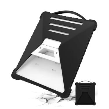 Imagem de Capa Starlink Mini, capa de silicone macio para Starlink Mini Satellite Disk, mini capa protetora portátil Starlink adequada para acampamento ao ar livre, caminhadas, anticolisão, anticorrosão, preta