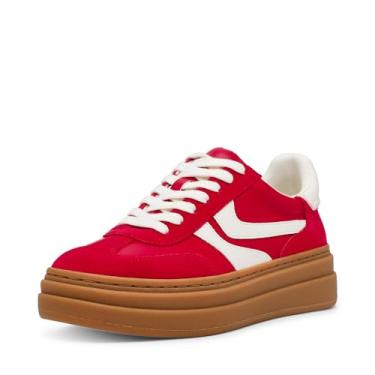 Imagem de Steve Madden Tênis feminino Dodge, Vermelho Multi, 41