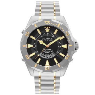 Imagem de Relógio Technos Masculino Skydiver Bicolor - Wt205fqn/5p