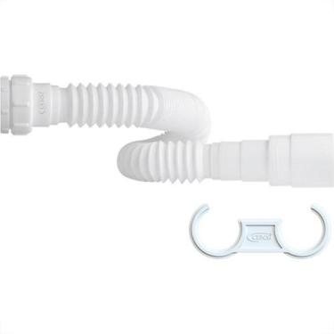 Imagem de Sifao Pvc Flexivel Censi Pia/Lavatorio/Tanque Arruela Pvc 7150