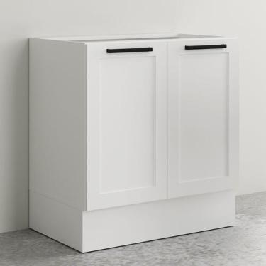 Imagem de Armário de Cozinha Balcão 80cm S/Tampo 2 Portas 100% MDF Phoenix Móvel