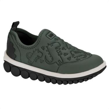 Imagem de Tênis Infantil Bibi Roller 2.0 Calce Fácil Dino Sola Trabalhada - Bibi