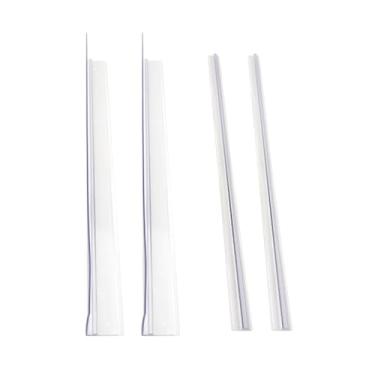 Imagem de NEXTLEVEL FIT Pacote com 3 trilhos em T para kit de empurradores de prateleira – Conjunto de substituição e complemento | Sistema de trilho em T frontal e traseiro para fluxo de produtos sem costura |