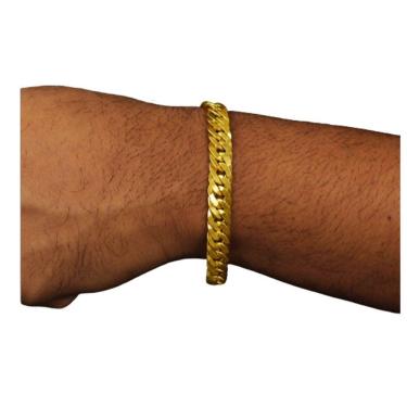 Imagem de Pulseira Moeda Antiga Nao Perde A Cor 8Mm Grumet Laminada