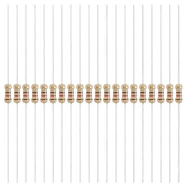 Imagem de YOKIVE 200 peças 1/4W (0,25 Watts) 120 Ohm 5% de resistor de filme de carbono, resistor fixo único de filme de carbono | Ótimo para dispositivos eletrônicos DIY, placas de circuito, sensores