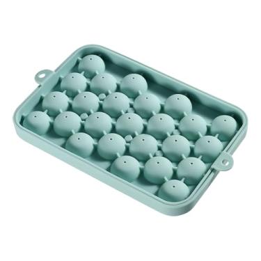 Imagem de Bandeja de de silicone, recipiente de silicone com 25 grades | Molde de bola de de liberação fácil | para bebidas, uísque, coquetéis, chá, festa em casa, piqueniques