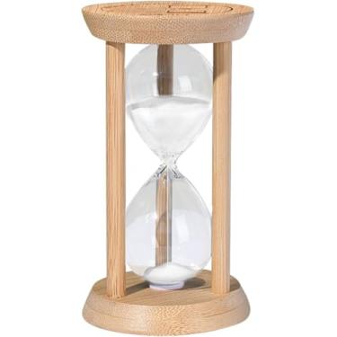 Imagem de Ampulheta de 2 minutos, temporizador de areia de madeira, mini relógio de areia de 2 minutos, lixa inquebrável de dois minutos, tempo de sala de aula para professores, temporizador de escova de dentes
