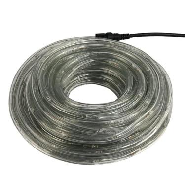 Imagem de Mangueira Pisca-Pisca 180 LEDs Coloridos, 10 Metros, 8 Funções de Iluminação, À Prova d'Água, Decoração Natalina, 127V