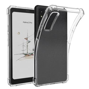 Imagem de Fintie Capa transparente para ePaper BOOX Palma 2 Pro Mobile de 15.6 cm (lançado em 2025) - Capa fina, leve, fina, de TPU transparente, flexível, com cantos reforçados, para-choque, capa traseira