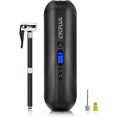 Imagem de Bomba de bicicleta elétrica, compressor de ar portátil sem fio inflador de pneu recarregável 150 PSI desligamento automático, com medidor digital para carros, motos, bolas e todas as bicicletas-A3