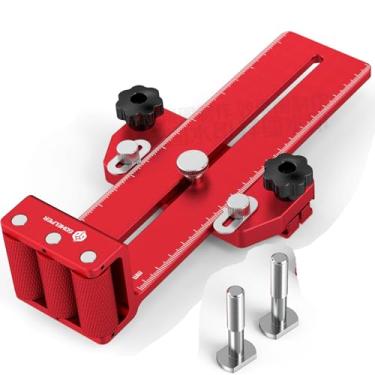 Imagem de Guia de gabarito de serra de mesa de rolamento de rolo unidirecional de segurança Thin Rip Jig para cortes repetitivos de tiras estreitas, serve para ranhura T de 3/20.3 cm x 3/10.2 cm e ranhura U