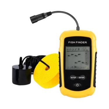 Imagem de Localizador De Peixes Portátil Com Tela LCD Para Caiaque E Pesca Em Ág