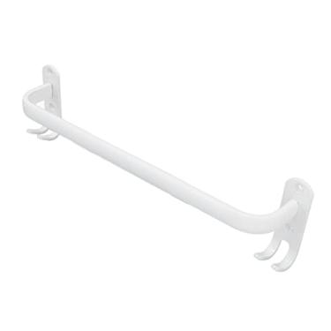 Imagem de Mingzhe Multiuso 304 Aço Inoxidável Elegante Banheiro Suporte de Barra de Toalha Branco Aplicável à Cozinha do Banheiro