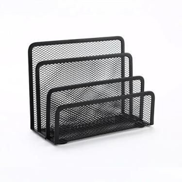 Imagem de Organizador Mesa Escritório Porta Carta Papel Porta Objeto 3 Divisórias 17,5 cm x 14 cm x 7,5 cm para Casa, Home Office e Escola, Adaptado ao Estilo Brasileiro(1 uni)