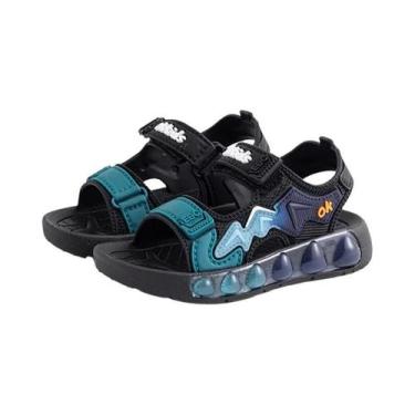 Imagem de Sandálias Esportivas Respiráveis Com Padrão Geométrico Para Meninos E 