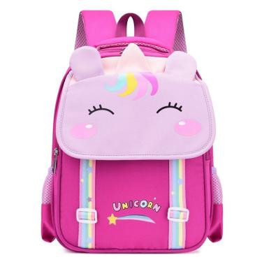 Imagem de Mochila Escolar Infantil Menino Menina Dinossauro 030 Cor:roxo