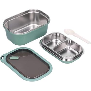 Imagem de Lunch Box 1200ml 2 Layers Hot Food Lunch Containers with Spoon, Portable Adult Bento Lunch Box Cold and Hot Food Storage for School Office Outdoor Travel