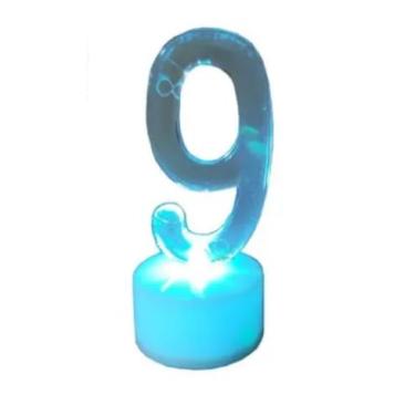 Imagem de Vela De Led De Número Pisca Para Decoração De Aniversário(9)