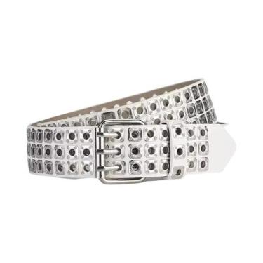 Imagem de Cinto De Moda Punk Feminino Com Contas Quadradas E Pregos Willow, Esti