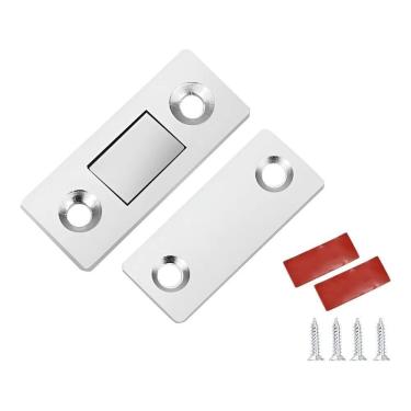 Imagem de Kit 4 Fecho Magnético Armário Porta De Correr Imã Neodímio I