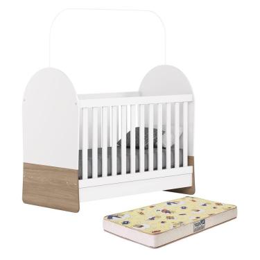 Imagem de Berço Americano Mini Cama Magia com Colchão Supreme - Móveis Henn