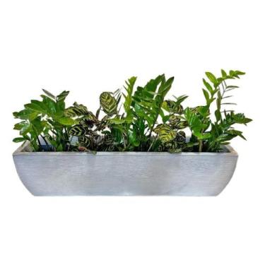 Imagem de Jardineira Floreira 1 Metro Decorativa Para Plantas E Flores - Alpe & 