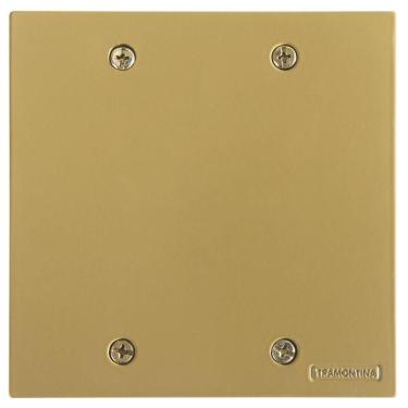 Imagem de Tampa Cega 4x4 Para Piso Tramontina Dourada
