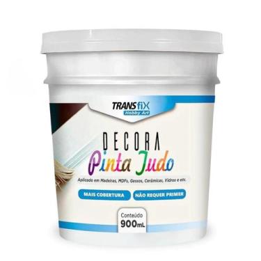 Imagem de Tinta Esmalte Decora Pinta Tudo Artesanato Hobby Art 900ml, Acqua Mari