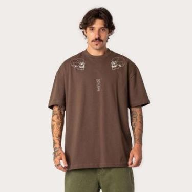 Imagem de Camiseta Box Fit MCD Skull Caligraffiti-Masculino