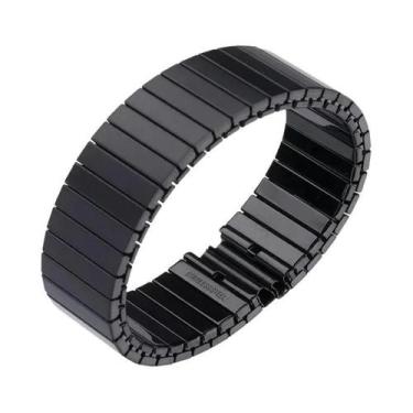 Imagem de Pulseira De Relógio Inteligente Unissex Em Aço Inoxidável, Faixa Elást