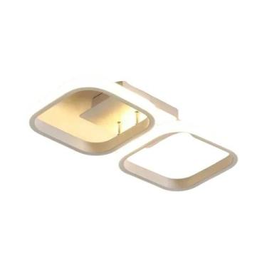 Imagem de Luminária De Teto LED Preta Moderna Minimalista Para Decoração De Casa