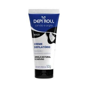 Imagem de Creme Depilatório Depi-Roll Buço Carvão e Argila 50g - DepiRoll