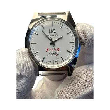 Imagem de Relógio De Pulso Mecânico Retro Shanghai Masculino De 36mm Com Movimen