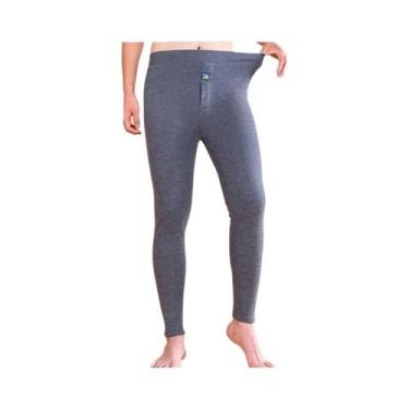 Imagem de Roupa Térmica Masculina De Inverno Com Forro De Fleece, Calças Confort