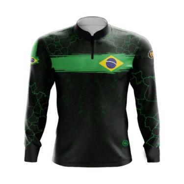 Imagem de Camiseta By Sports Manga Longa Fator Proteção Solar UV30+ Brasil Infan
