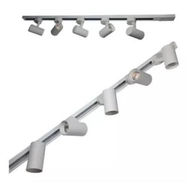 Imagem de Kit Trilho Eletrificado 1,5m + 4 Spot Led 7w - Bela Home Iluminação De