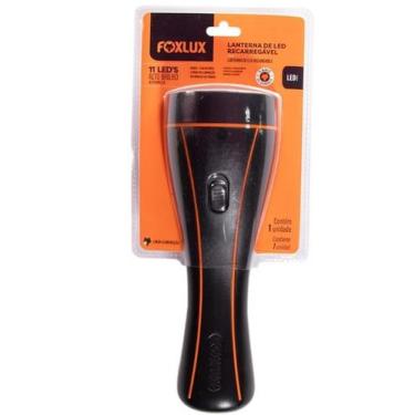 Imagem de Lanterna Foxlux 11 LEDS Recarregável Bivolt