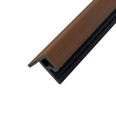 Imagem de Acabamento Lateral Borda para Painel Ripado WPC Teca 290cm x 5cm x 4,6