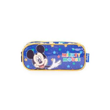 Imagem de Estojo Escolar Masculino Mickey Azul - Disney, U